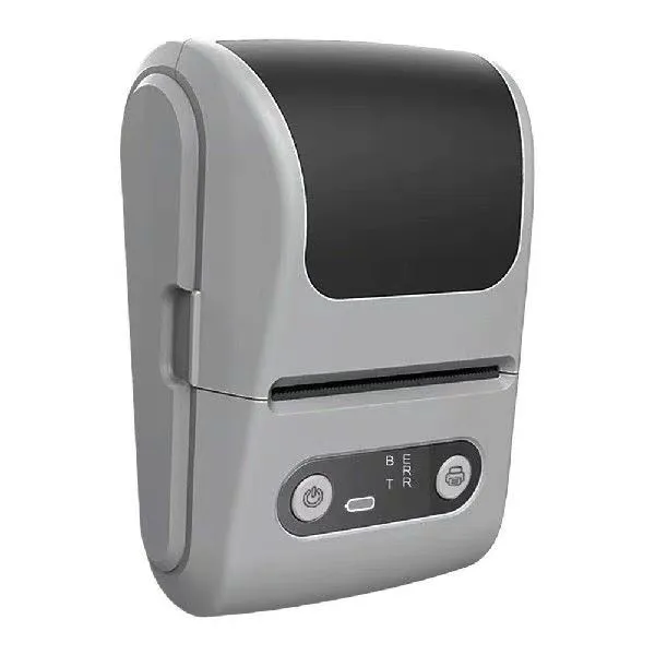 Portable Bluetooth Thermal Label Printer - GREY
