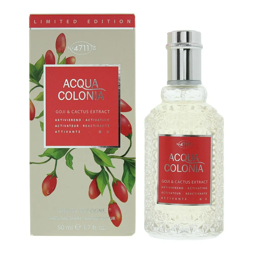 4711 Acqua Colonia Goji & Cactus Eau de Cologne 50ml (Parallel Import)
