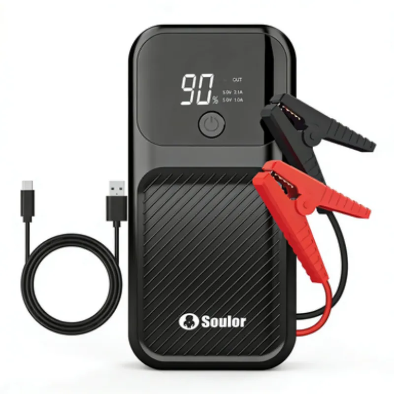 Portable Car Jump Starter, 12V Emergency Power Bank for Dead Batteries
