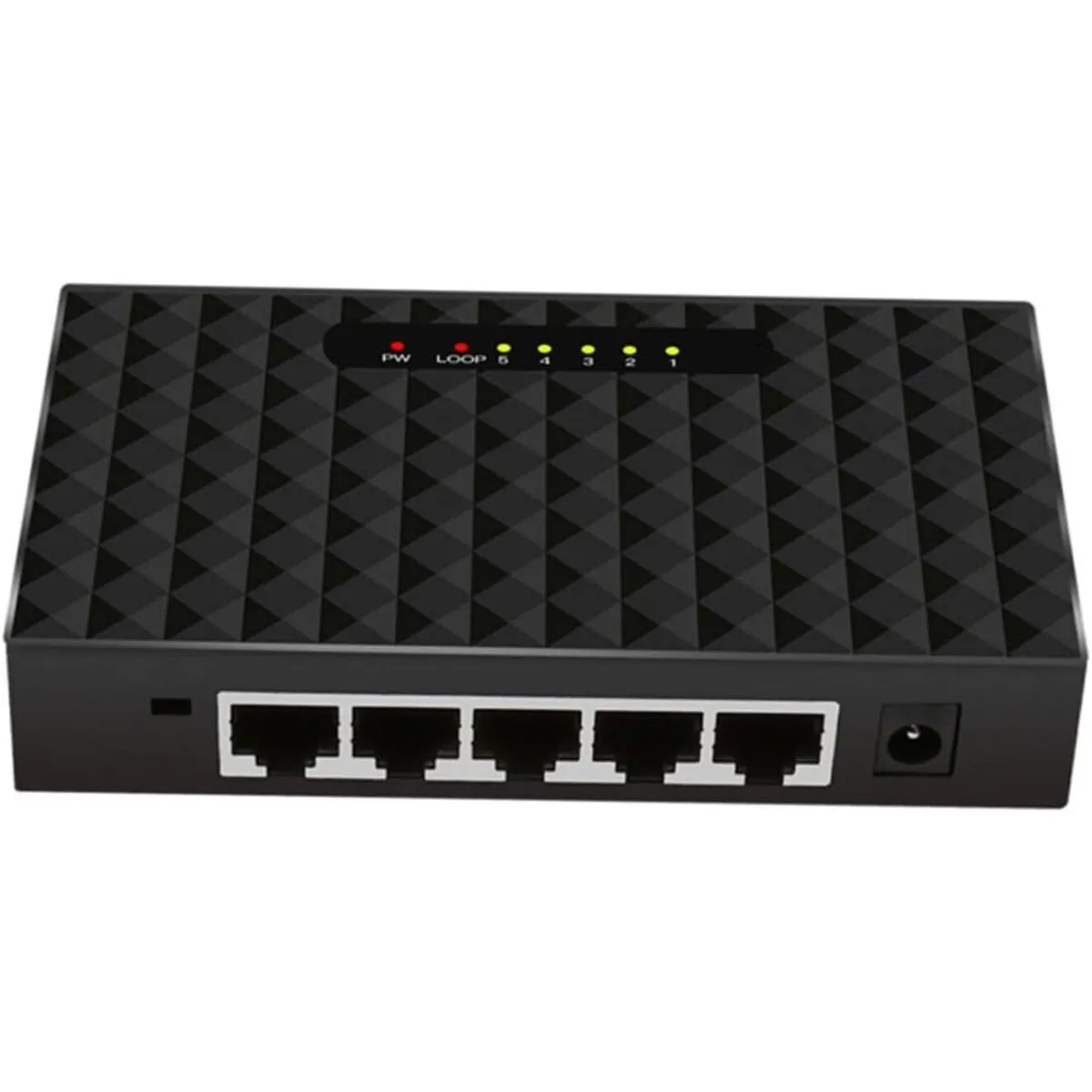 Port Gigabit Ethernet Switch Network Splitter Unmanaged LAN Hub Plug