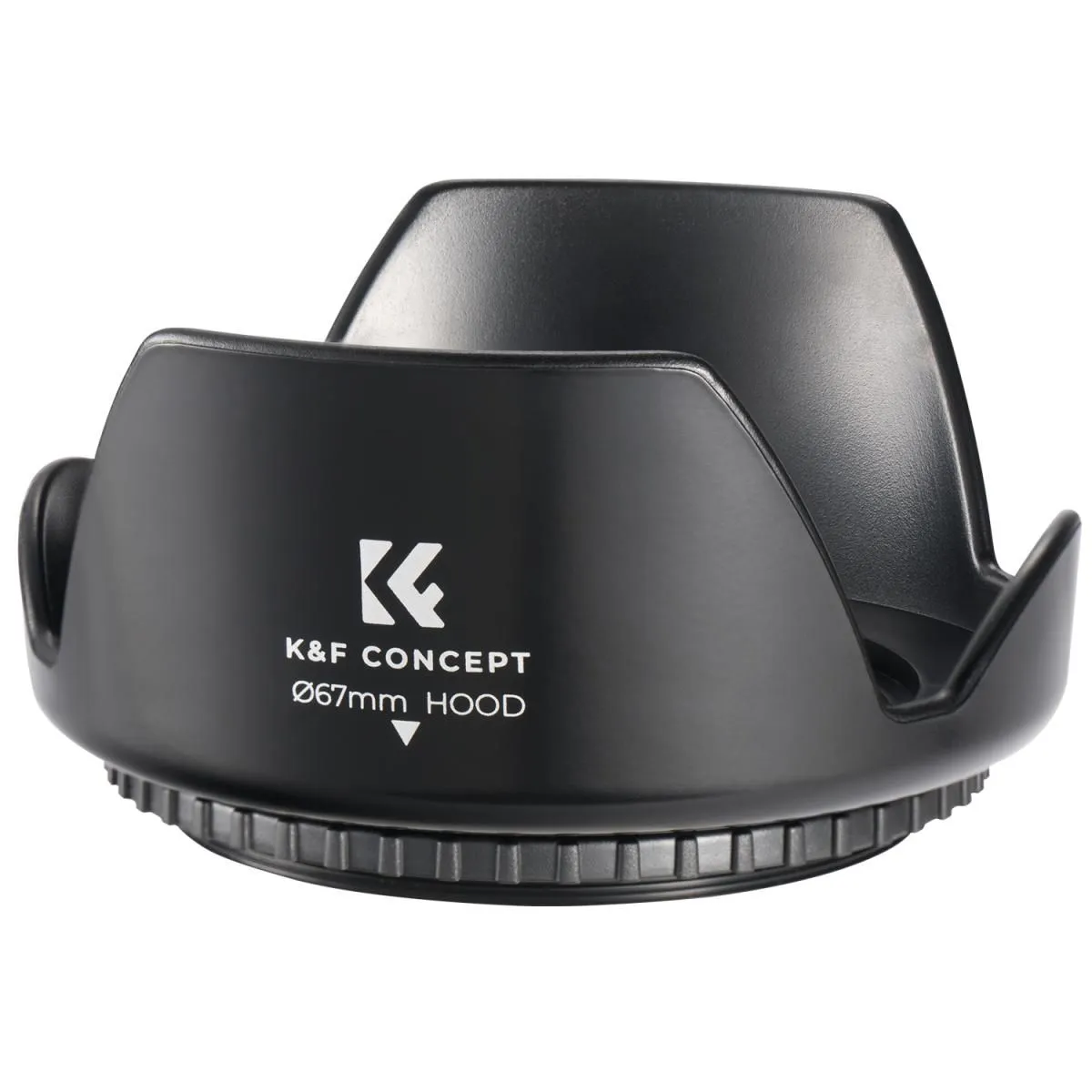 K&F Concept 67mm Lens Hood & Cloth Kit