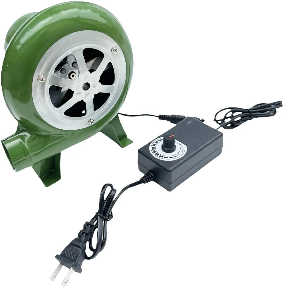 Electric Centrifugal Forge Blower - 12V Portable BBQ & Wood Stove Fan