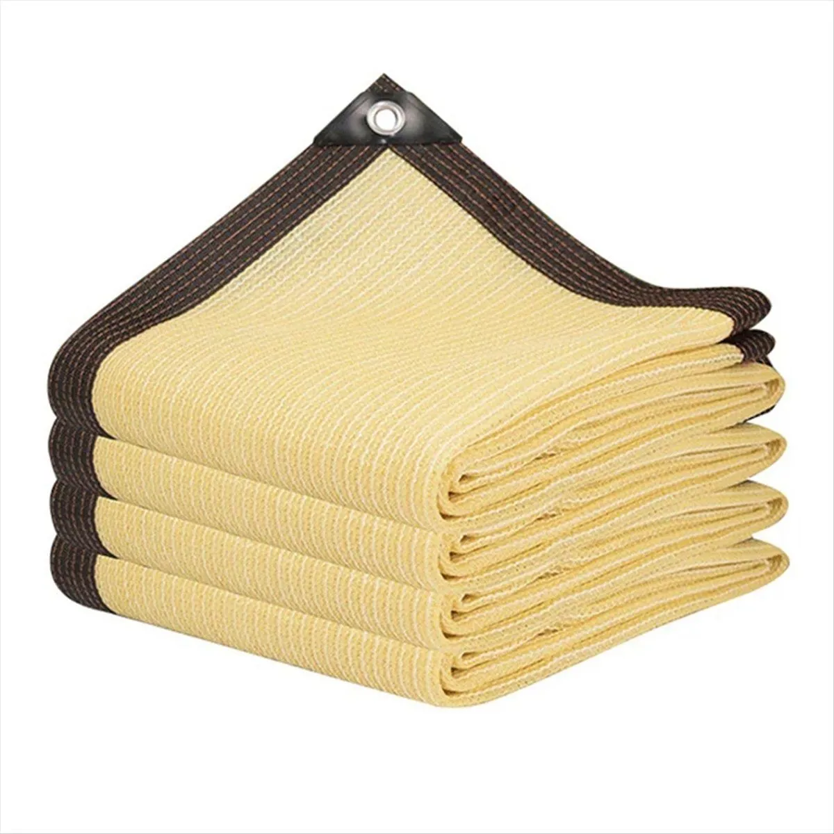 Beige UV Protection Shade Sail Net for Garden Balcony Plant Shed