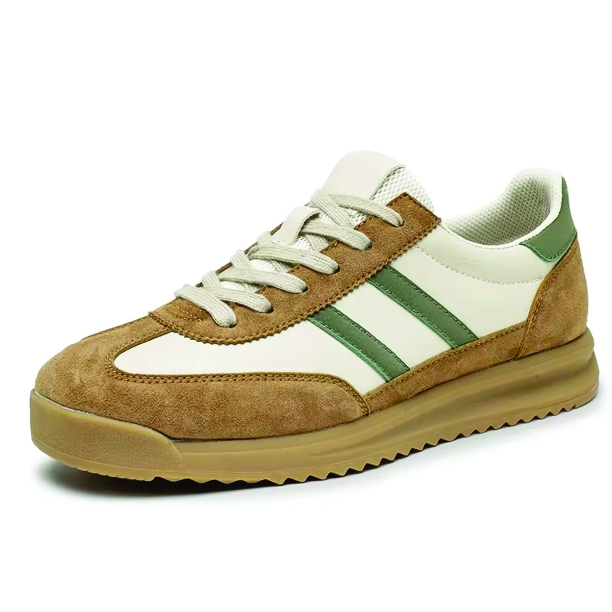 Casual Sneaker Lace up Lightweight Breathable Comfortable Sport Shoes-GREEN