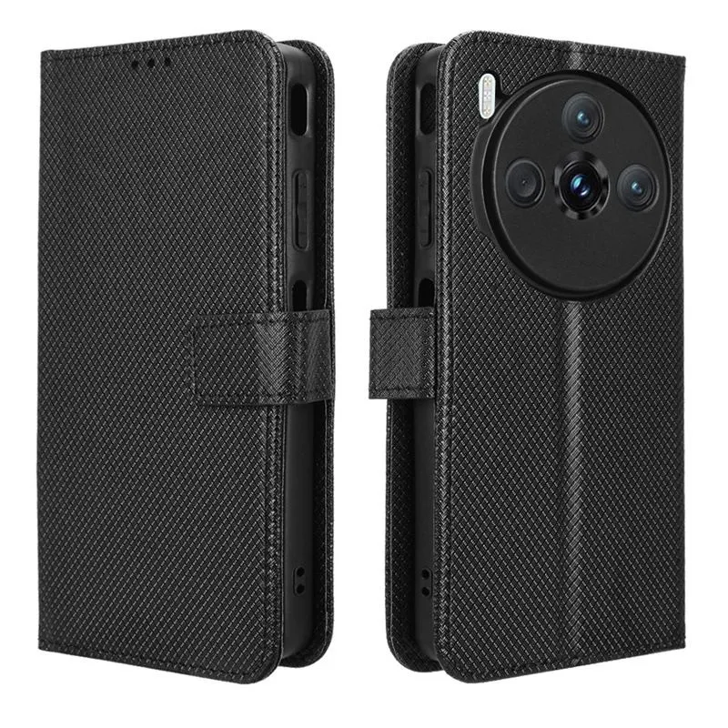 Flip Cases For ZTE nubia Z60S Pro Magnetic Buckle Shockproof Wallet Cover - Black