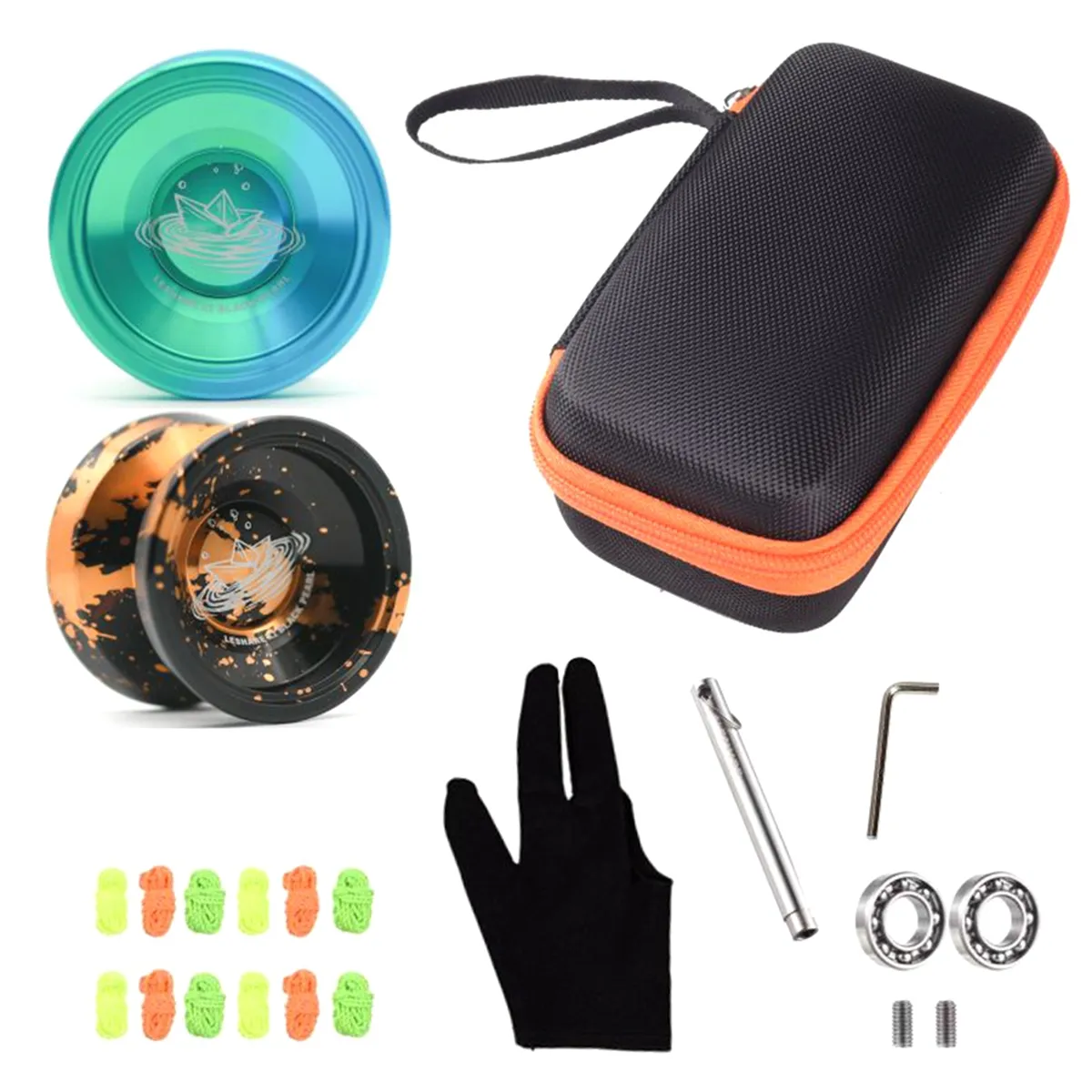 Joleshare X2 Professional Unresponsive Yoyo and 2 Yo-Yo Gloves Gift B