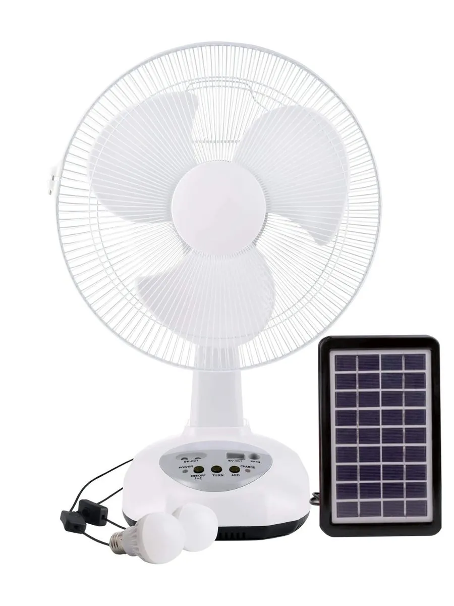 Rechargeable Solar fan