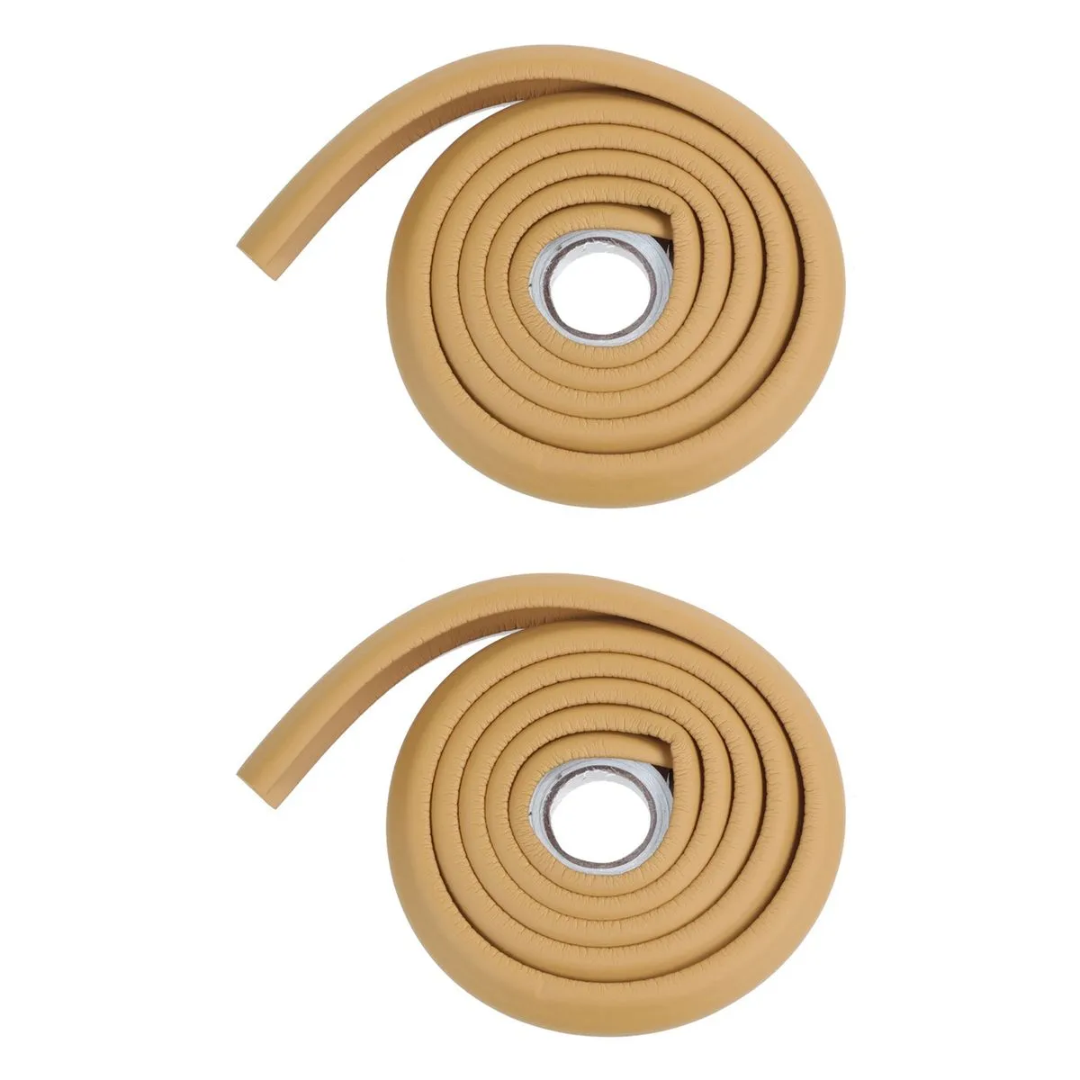 2X 2M Protection Table Guard Strip Baby Safety Products (Wood Color)