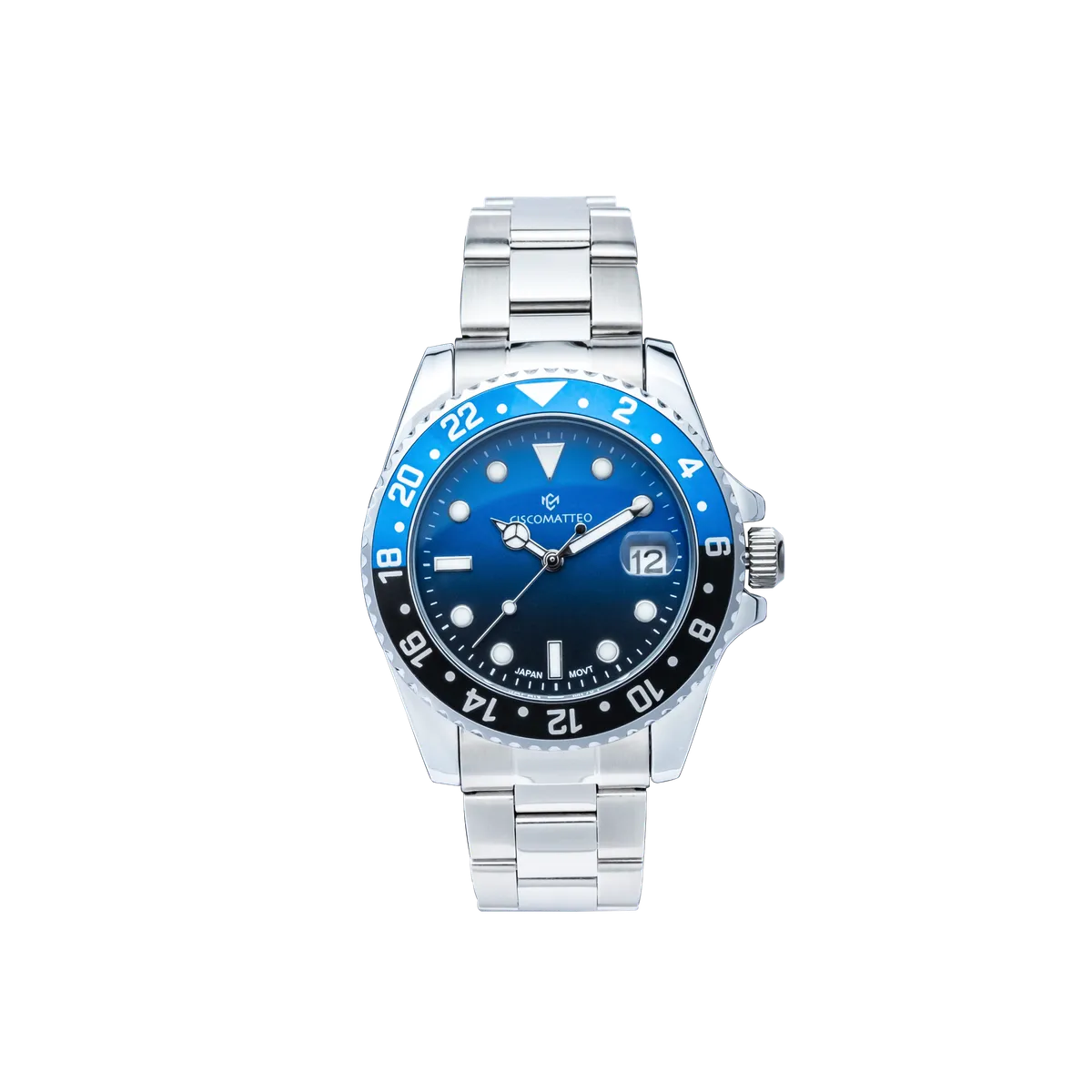 CiscoMatteo Men's Pepsie Blue and Black Watch - CM2502