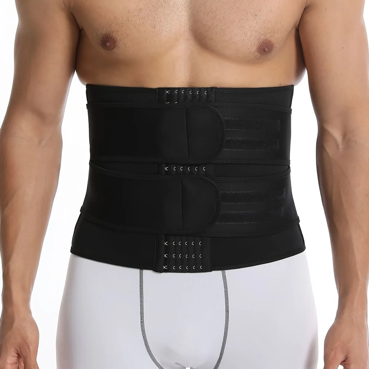 Men's Trainer Belt - Adjustable Neoprene Support for Abdominal Control - L