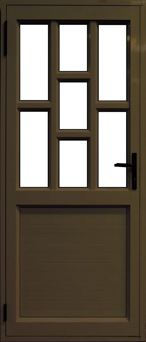 KENZO Single Left-Hand/Open-In Door in Frame Brick Top/Hor. Bot - Bronze