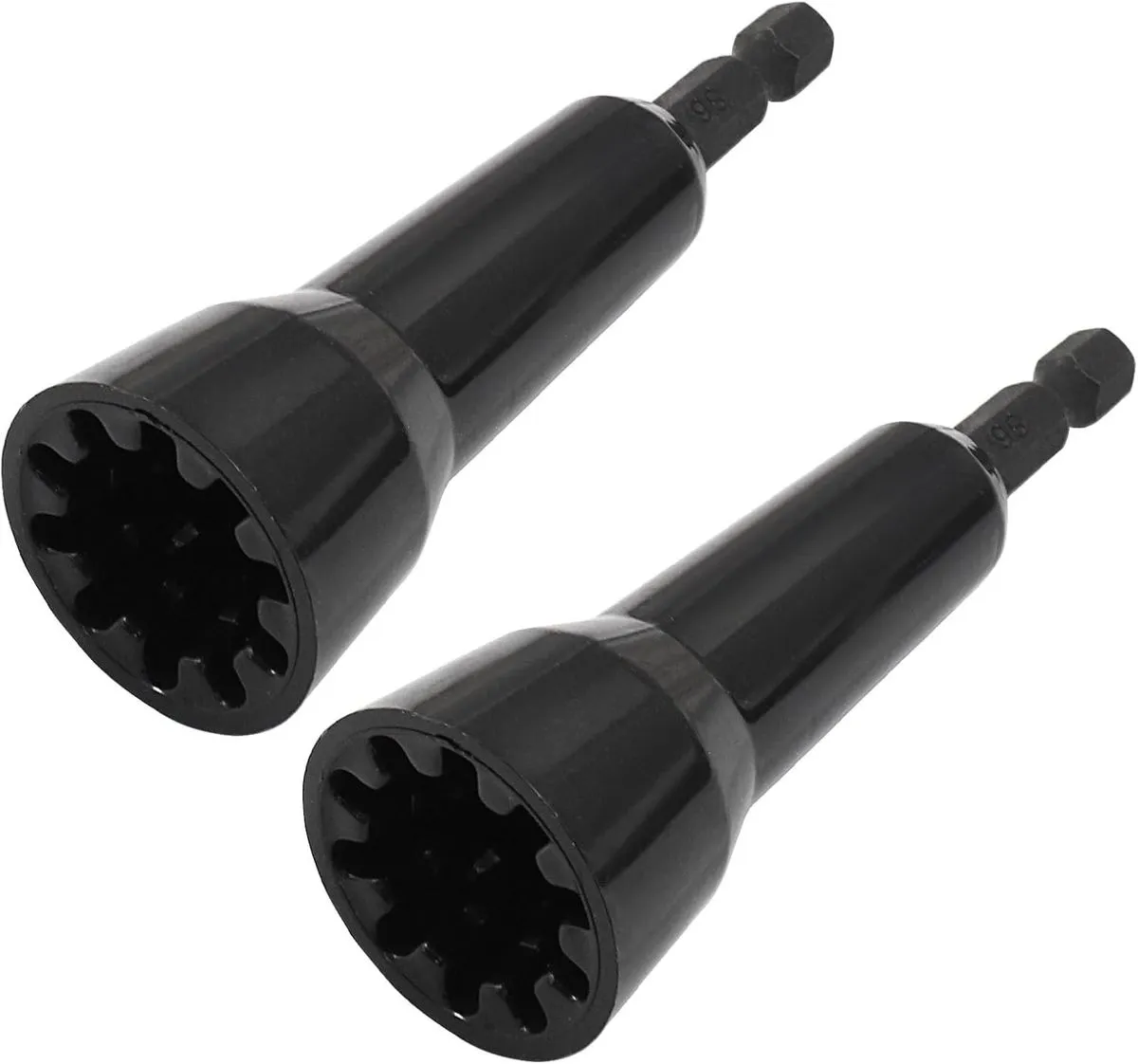 2Pieces Wire Twisters Tool for Drill twister for Wire Nut with 1/4" Chuck Wire - Black