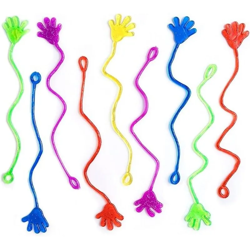 100 Pieces Elastic And Sticky Play Toys | Random Color Party Supplies