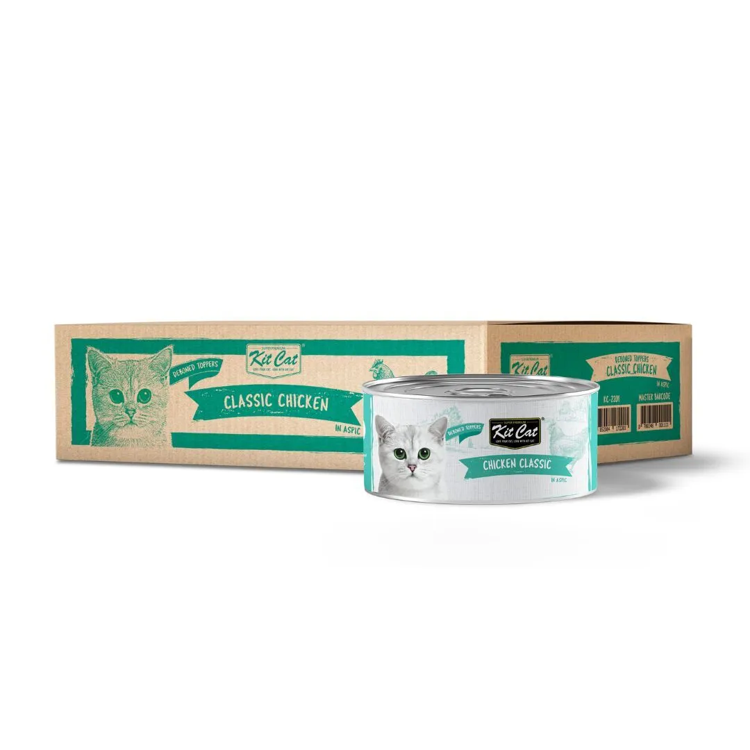 Kit Cat - Deboned Chicken Classic Aspic (24 x 80g)