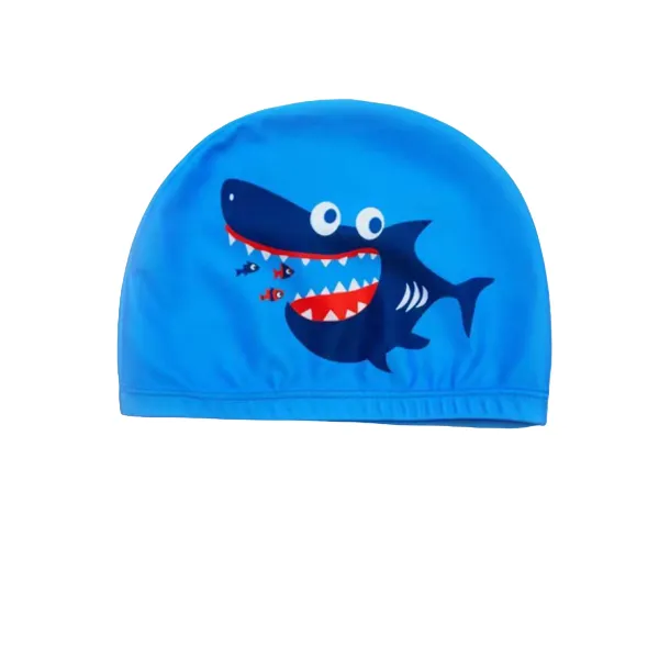 Unisex Children's Swimming Cap - Blue Dolphin