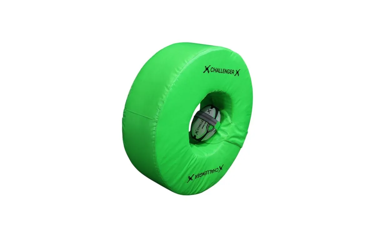Senior Rugby Donut Wheel - Challenger - Includes Rugby Ball