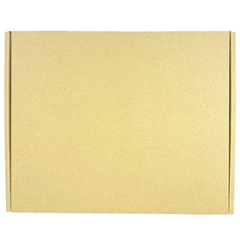 5 x Brown Kraft Shipping Boxes-Small Corrugated Brown Mailer Box-25x20x7cm