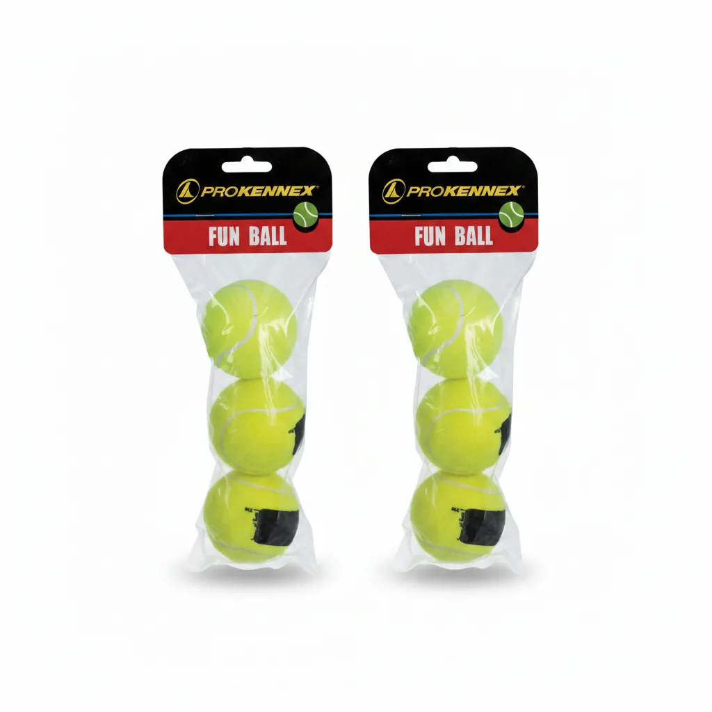 Prokennex 3 Piece High-Quality Tennis Balls for Optimal - 2 Pack