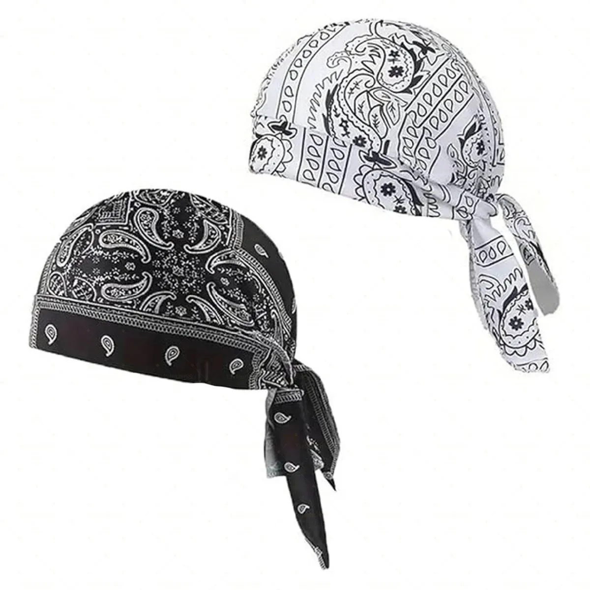 2 Pack Elastic Cooling Headscarf Cap, Breathable Quick-Dry Headscarf
