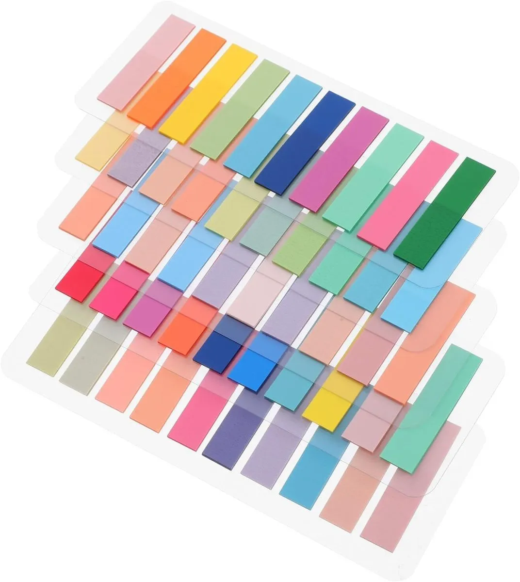 5 Sets Colored Pet Index Tabs, Writable Sticky Flags for Book Annotation,