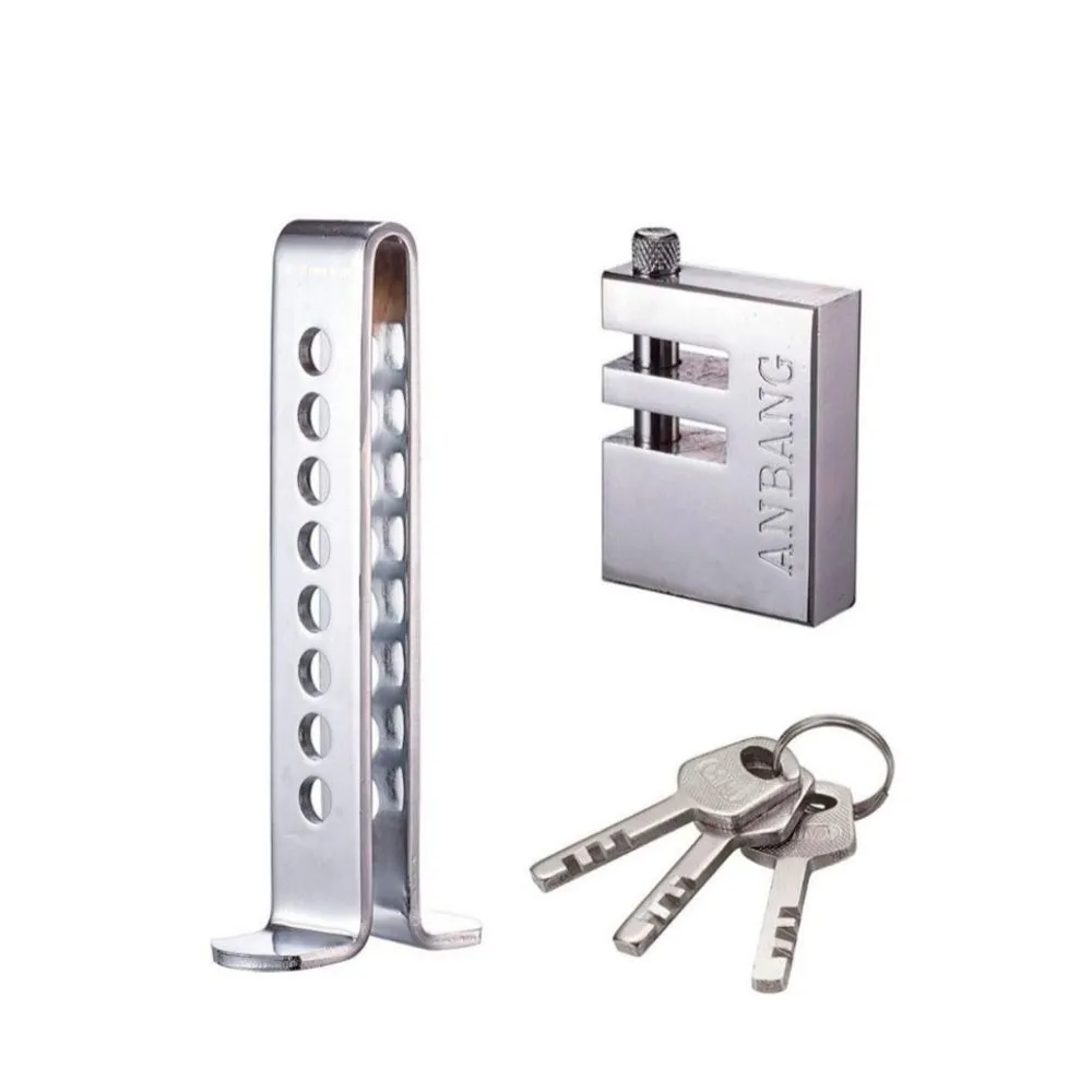 Anti-Theft Stainless Steel Car Brake/Clutch Pedal Lock