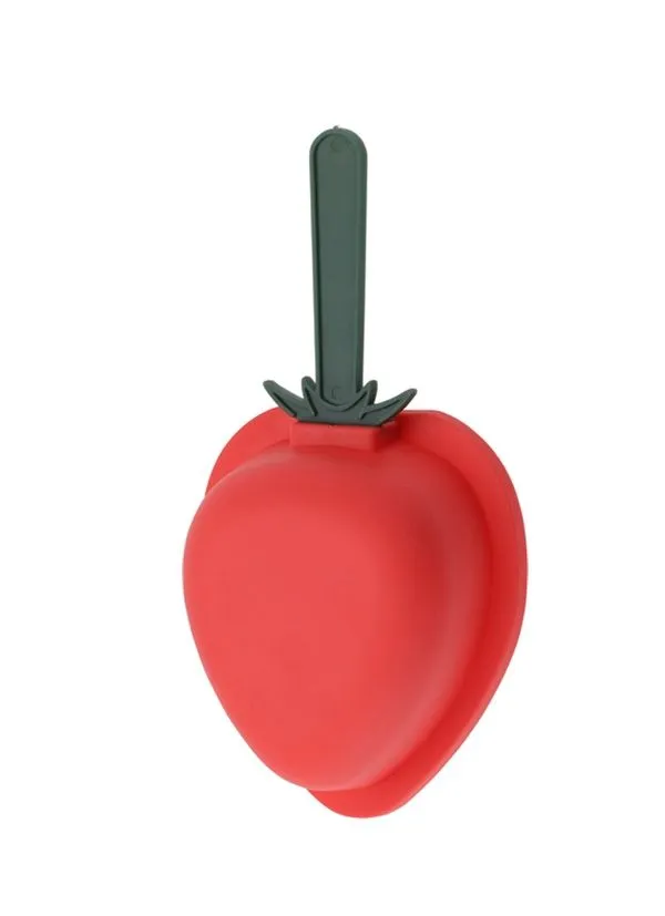 Excellent Houseware Strawberry Shape Ice Lolly Maker - 16.5x8.5x3cm