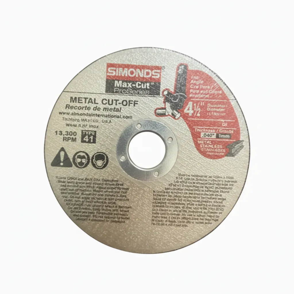 Simonds 10 Piece Inox Cutting Discs 115mm for Stainless Steel