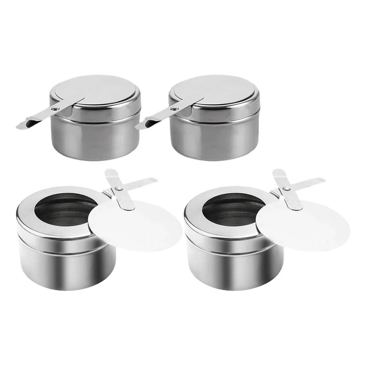 4x Fuel Holders Reliable Mini Food Preparation Supply Chafing Dish Fuel Can