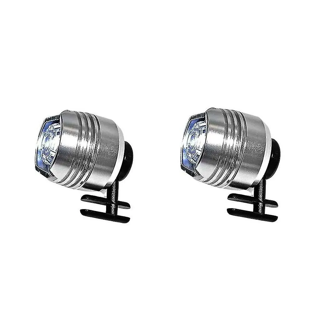 Croc Lights Waterproof Rechargeable LED Headlights - Silver