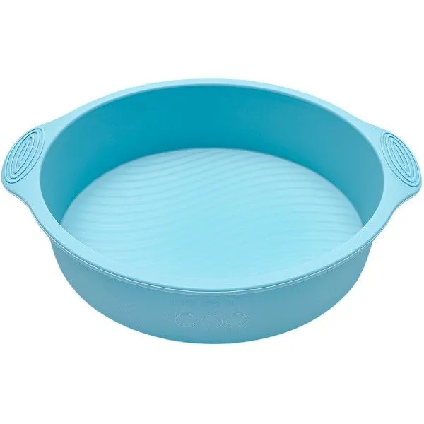 1 Piece - Non-Stick Silicone Cake Mold With Even Heat Distribution - Blue