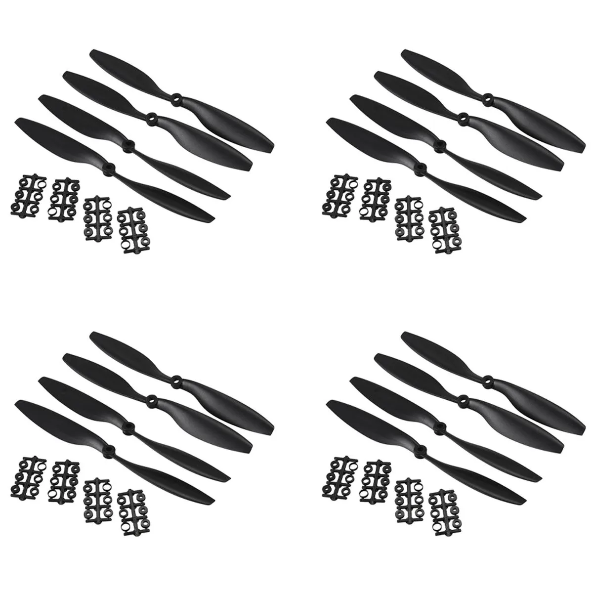4X 1045 Pitch Cw/Ccw Rotating Propeller Blades Rc Quadcopter Prop
