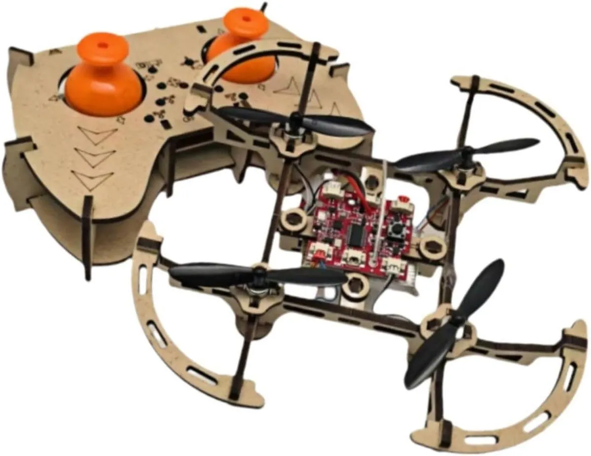 JISADER DIY Wooden RC Aircraft Kit Accessories Crafts Gadget Gift Easy to