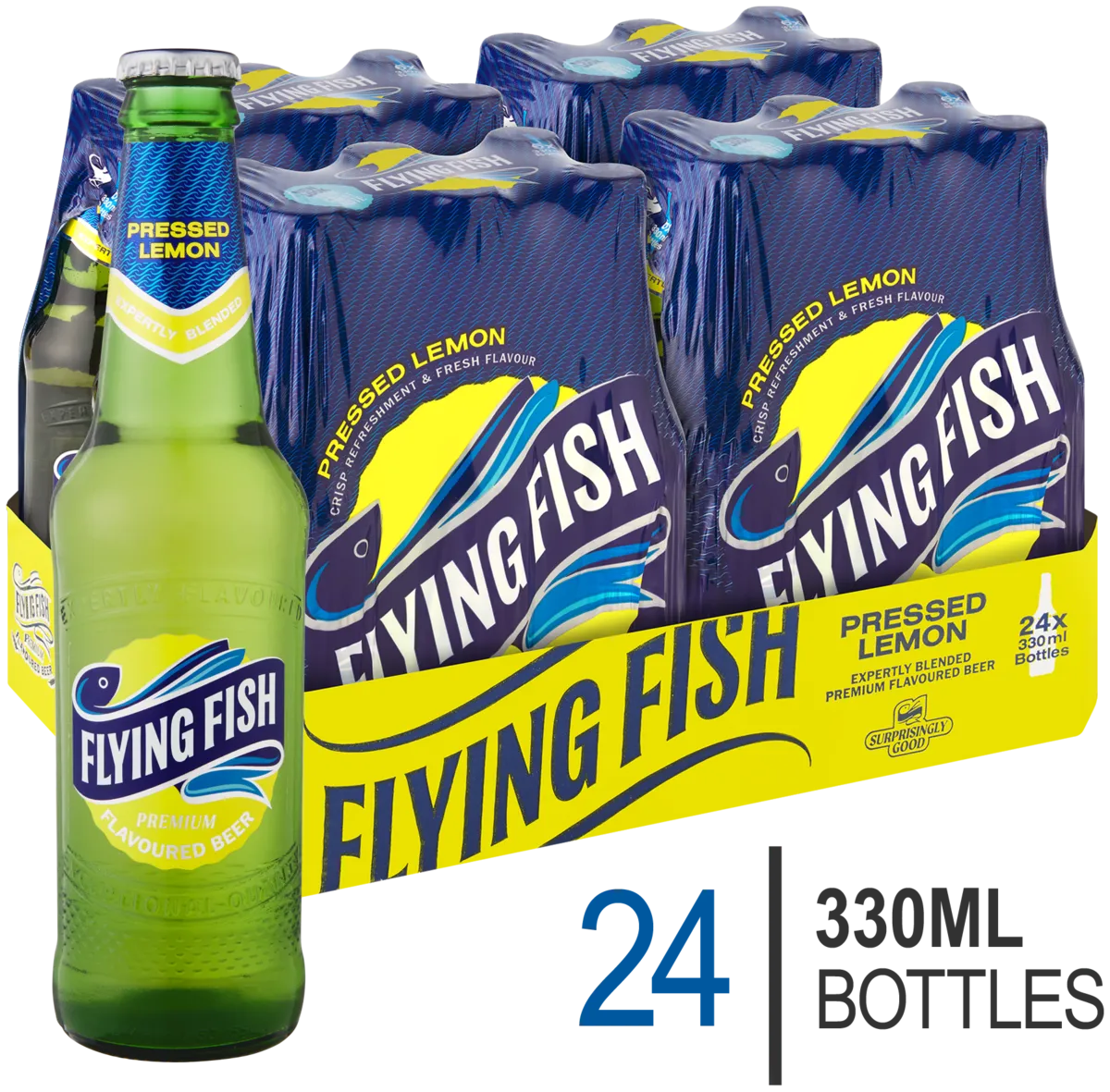 Flying Fish Pressed Lemon Flavoured Beer 24 x 330ml Bottles