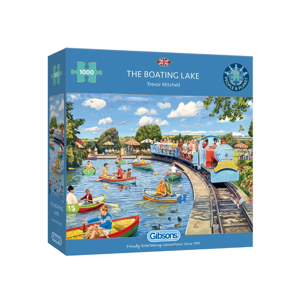 Gibsons - The Boating Lake - 1000 Piece Jigsaw Puzzle