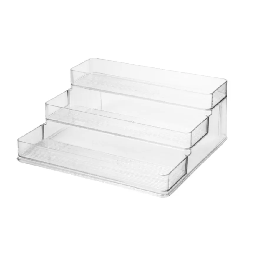 Transparent 3 Tier Tabletop Makeup Organiser