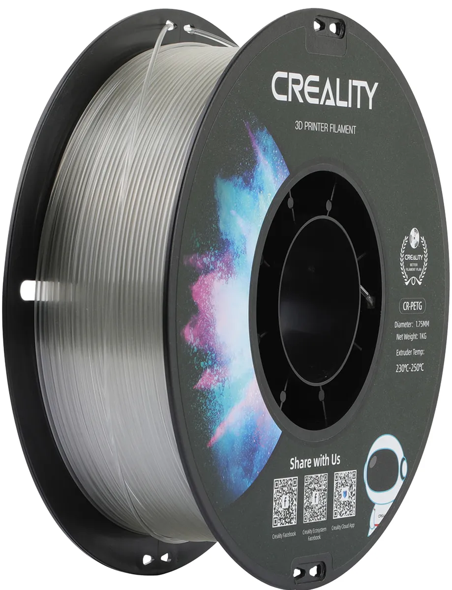 Creality PETG Filament Transparent - Transparent
