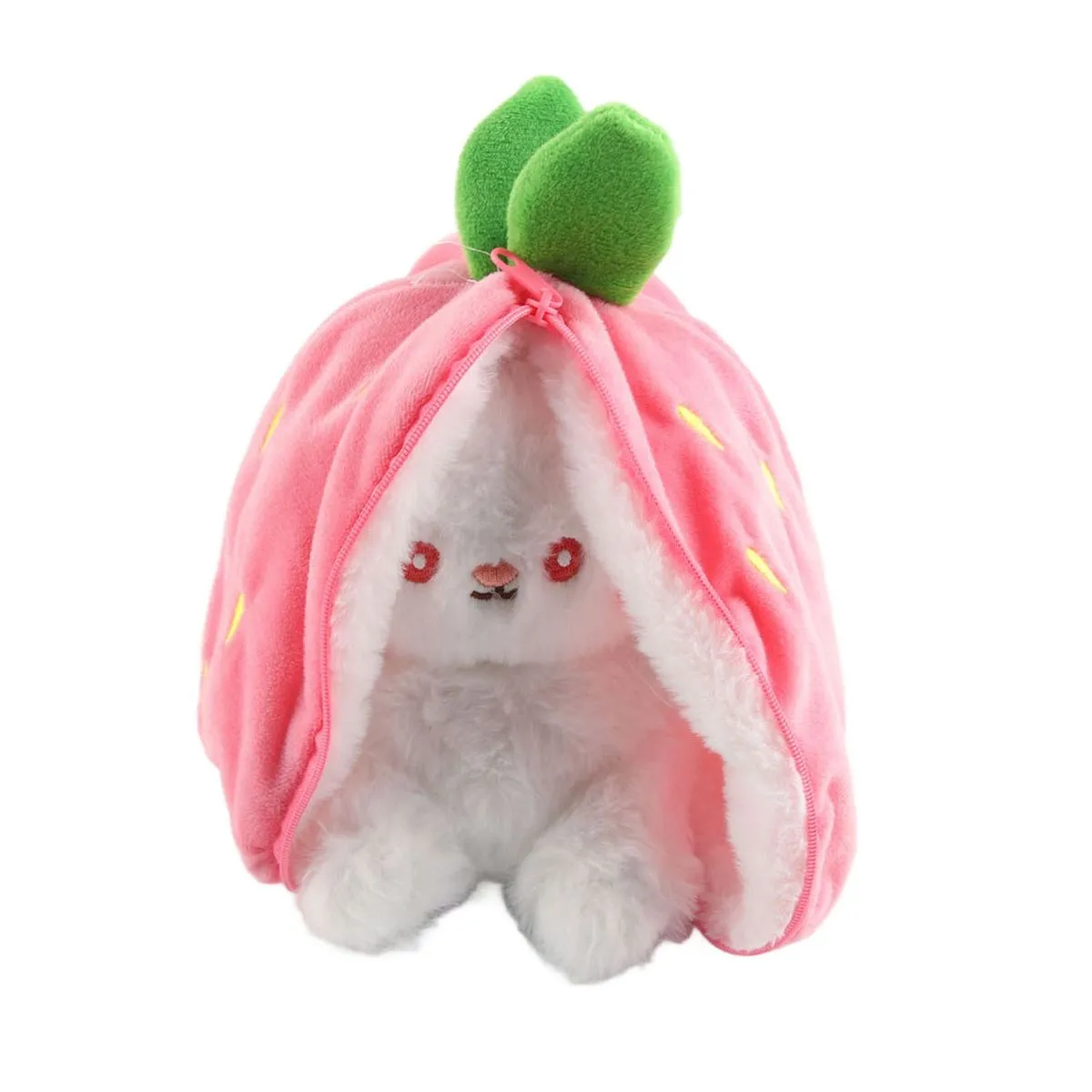 Plush Bunny Toys Soft PP Cotton Cute Comfortable Animal Toy Strawberry