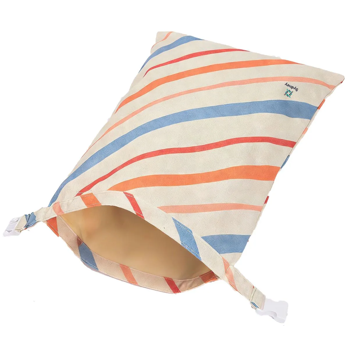Sydney Beeswax Bread Bag Reusable Kitchen Bread Storage Bag -43x30cm - Blue