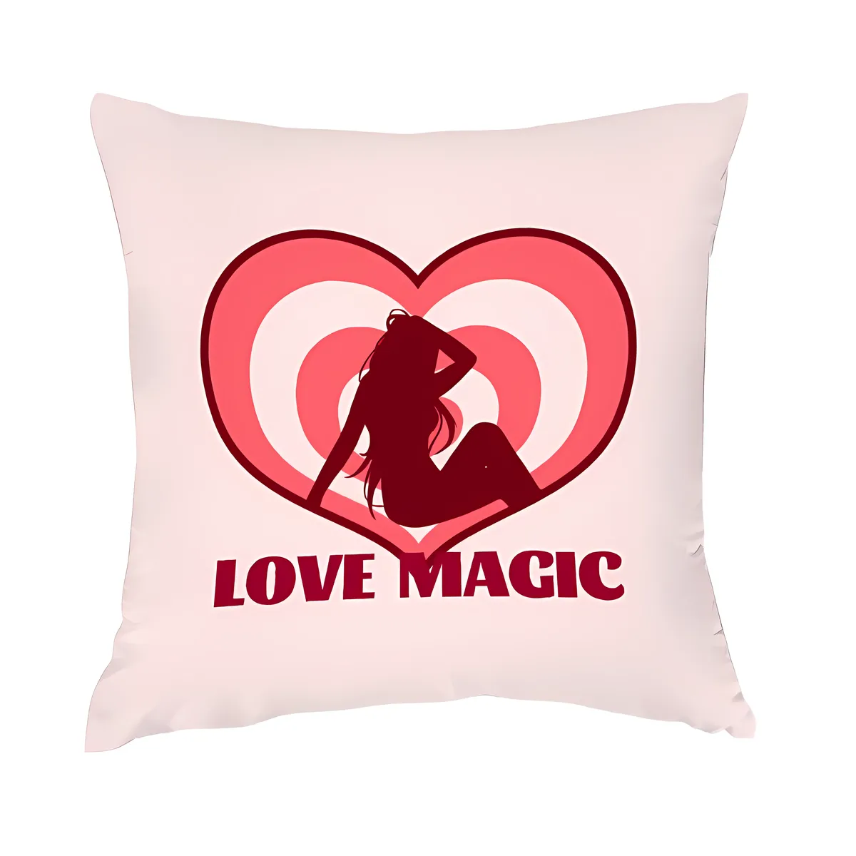 Love magic Double-sided printed throw pillow cover