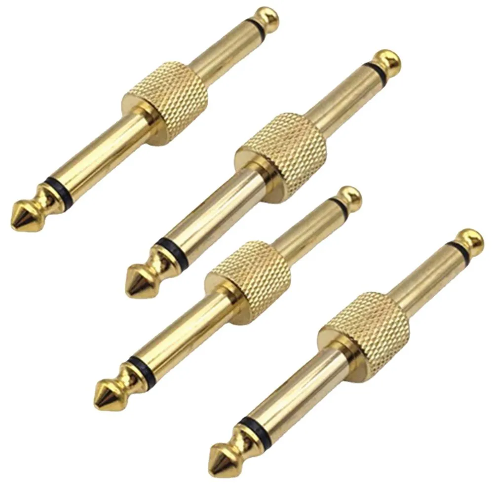 Electric Guitar Effector Male To Male Audio Adapter