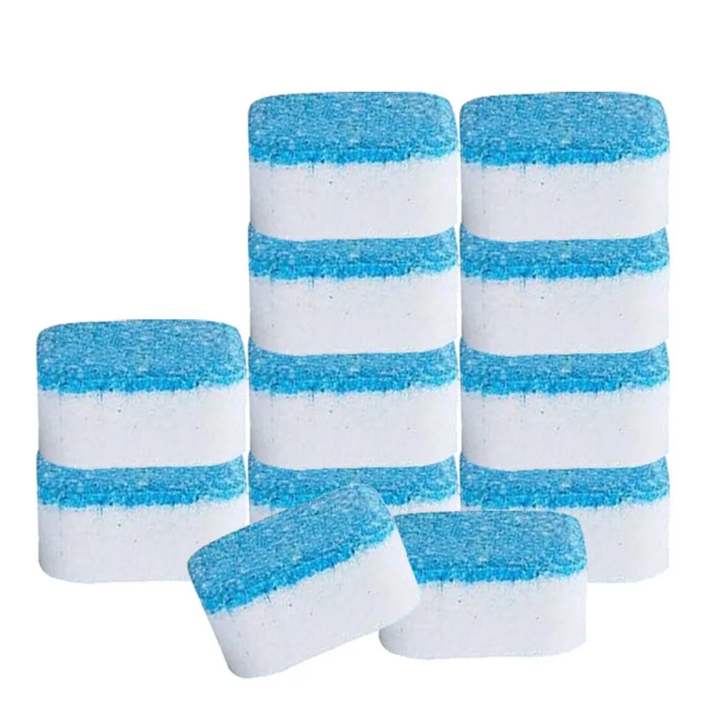 12 Piece Washing Machine Effervescent Cleaning Block