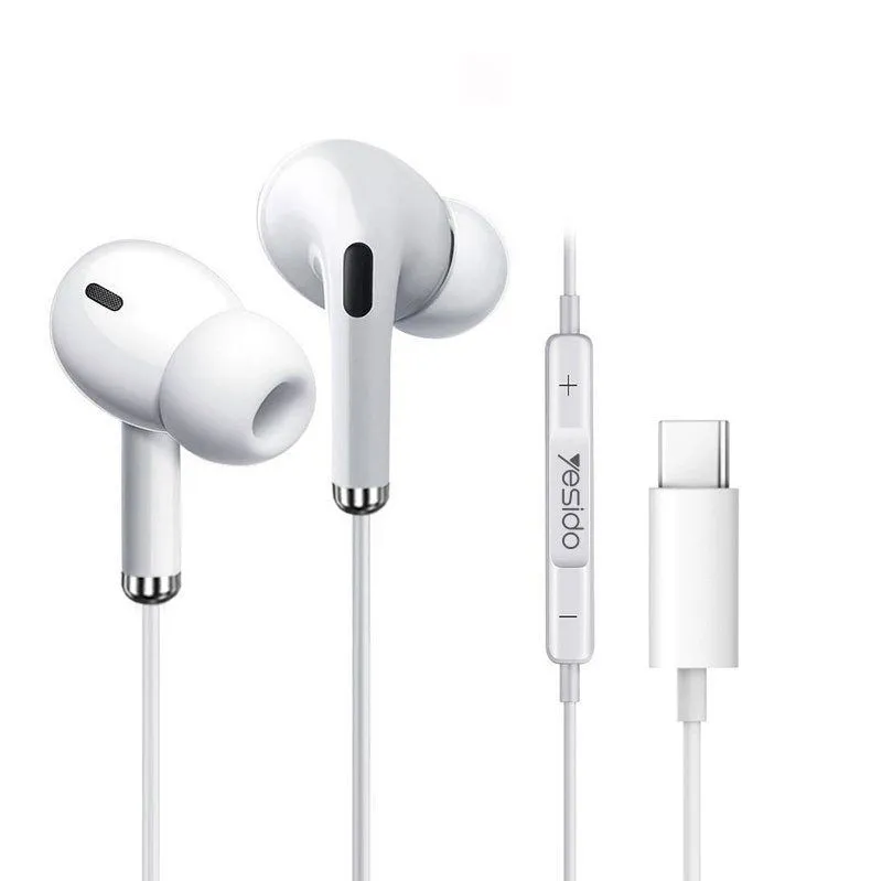 Yesido Type C Earphone Deep Bass Earphone YH35