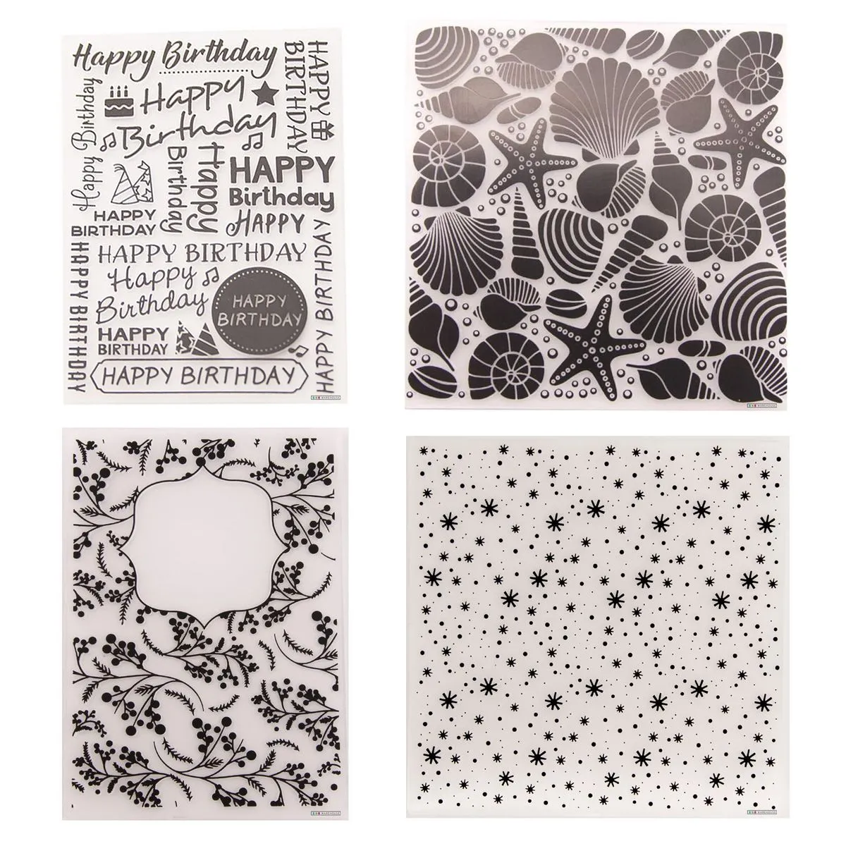 Embossing Folder Template for Card Scrapbooking Paper Craft Album DIY-Set 2
