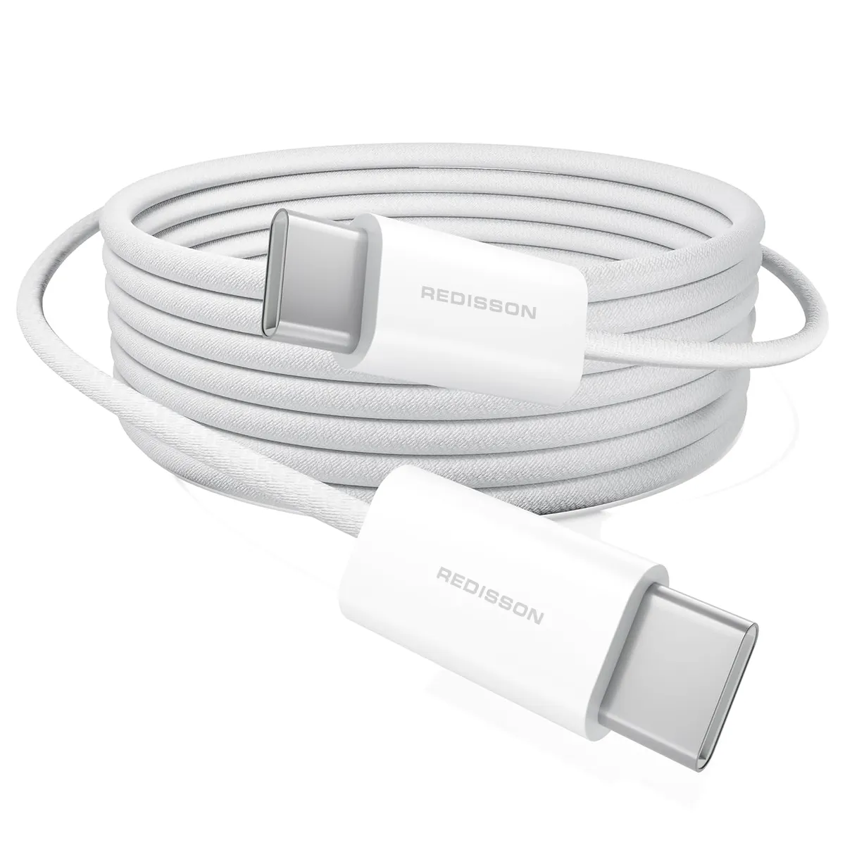1.5m TYPE-C to TYPE-C Cellphone Cables Nylon Braided Fast Charging Cable