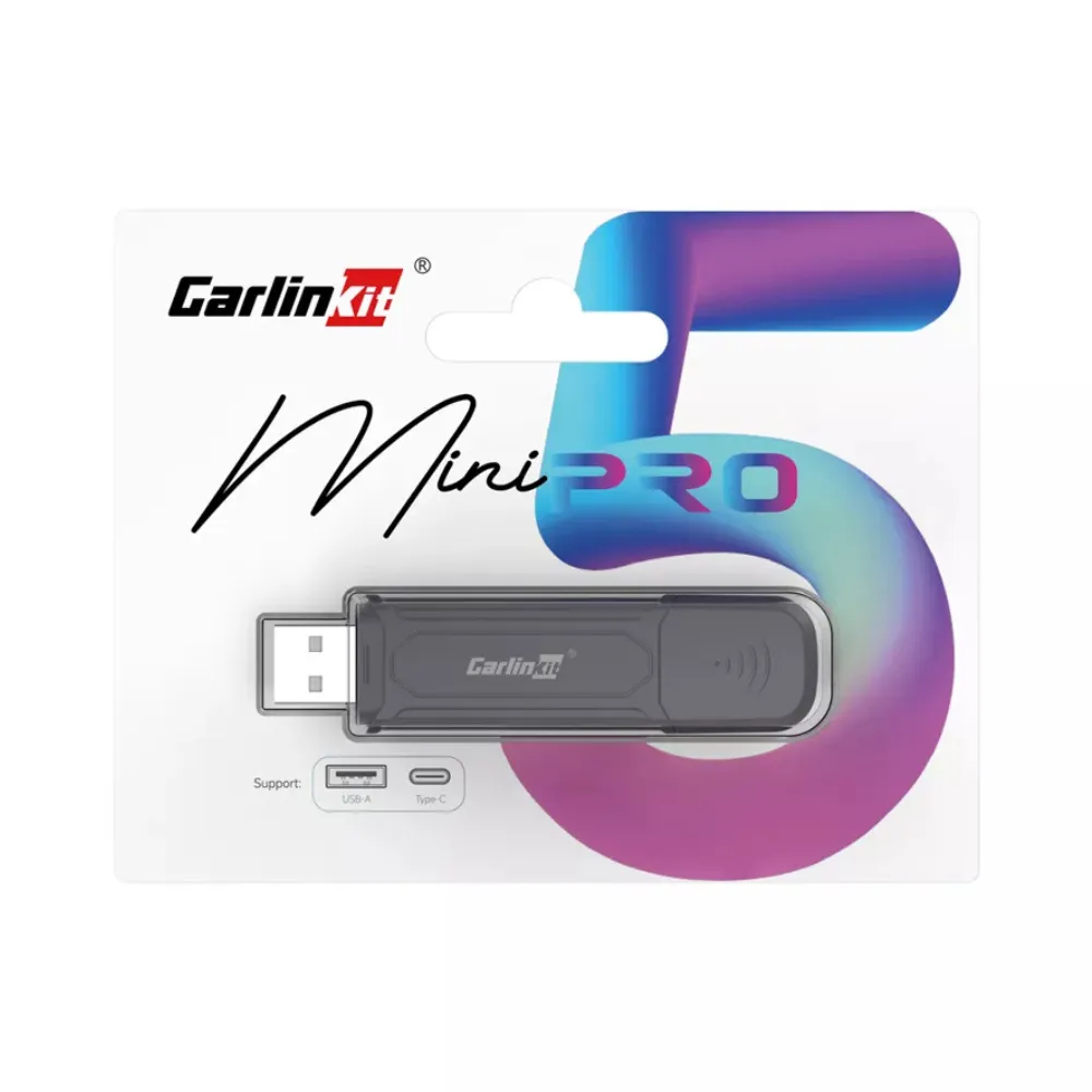 CarlinKit Mini SE 5 Pro Wireless CarPlay & Android Auto Adapter