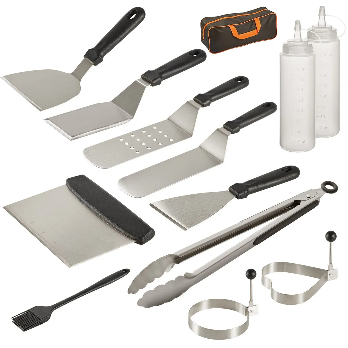 Chenshia 13Pc Stainless Steel Braai Set Portable Camping Mens Gifting Tools