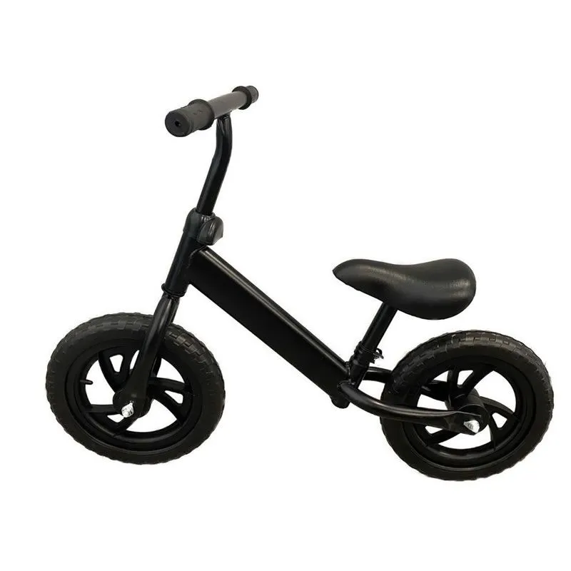 Kids Balance No-Flat Tire Bike - Black