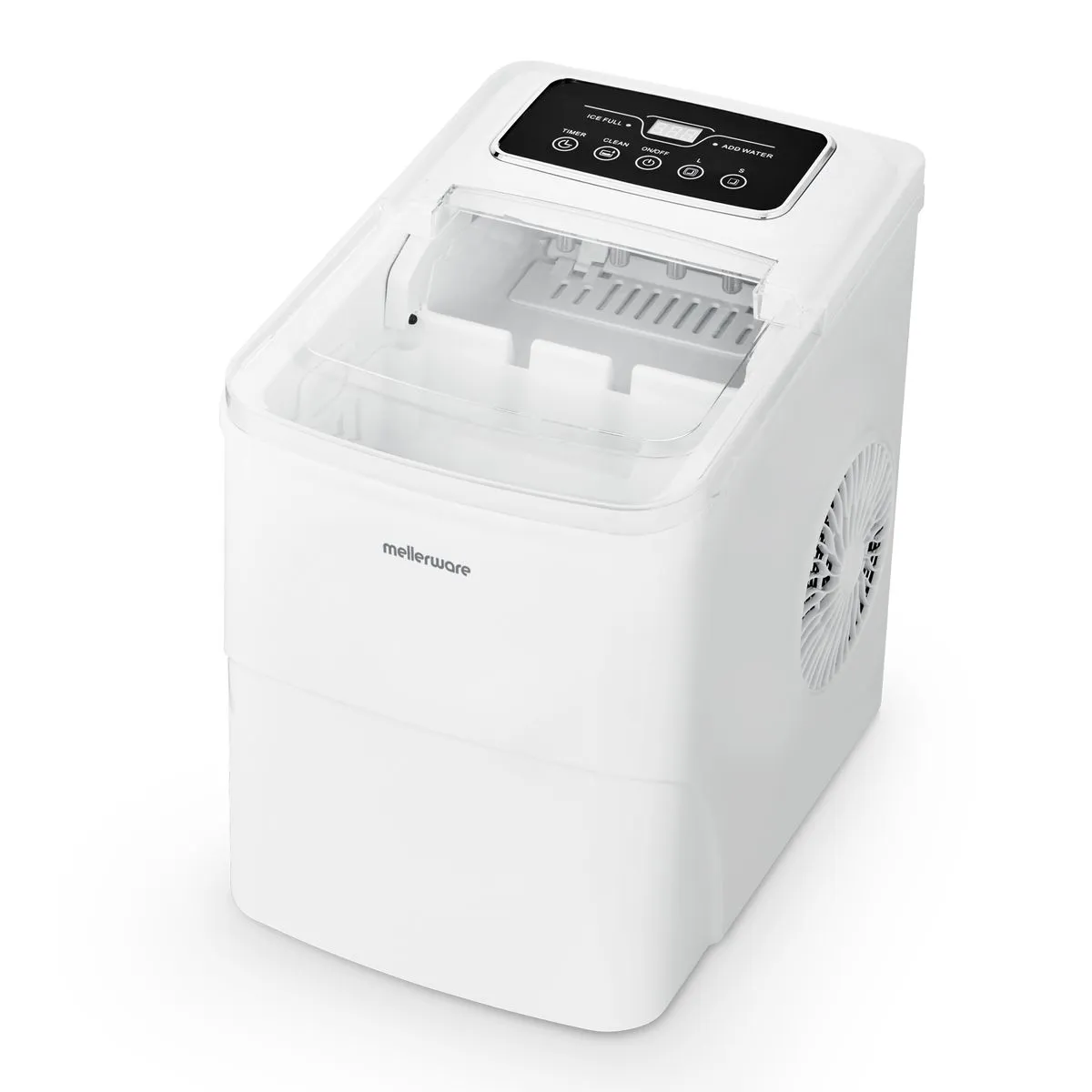 Mellerware Ice Maker Plastic White 10-12Kg/h 110W "Ice Master"