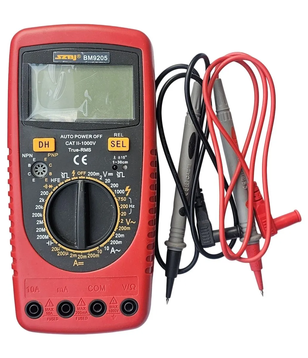 SZBJ True-RMS Digital Multimeter, Auto Power Off, 1000V AC/DC Voltage 10A