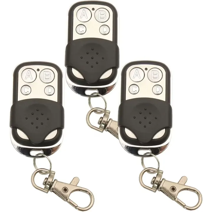 3 Pcs 433MHZ Garage Remote Control Door Opener
